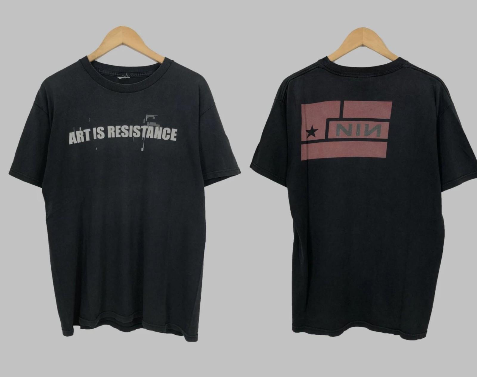 Vintage 00s Nine Inch Nails Art is Resistance XXXXL