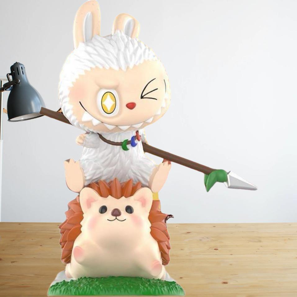 New POP MART Malaysia TRX Labubu Hedgehog Figure Trendy Blister Packs PPMT-2504-0037