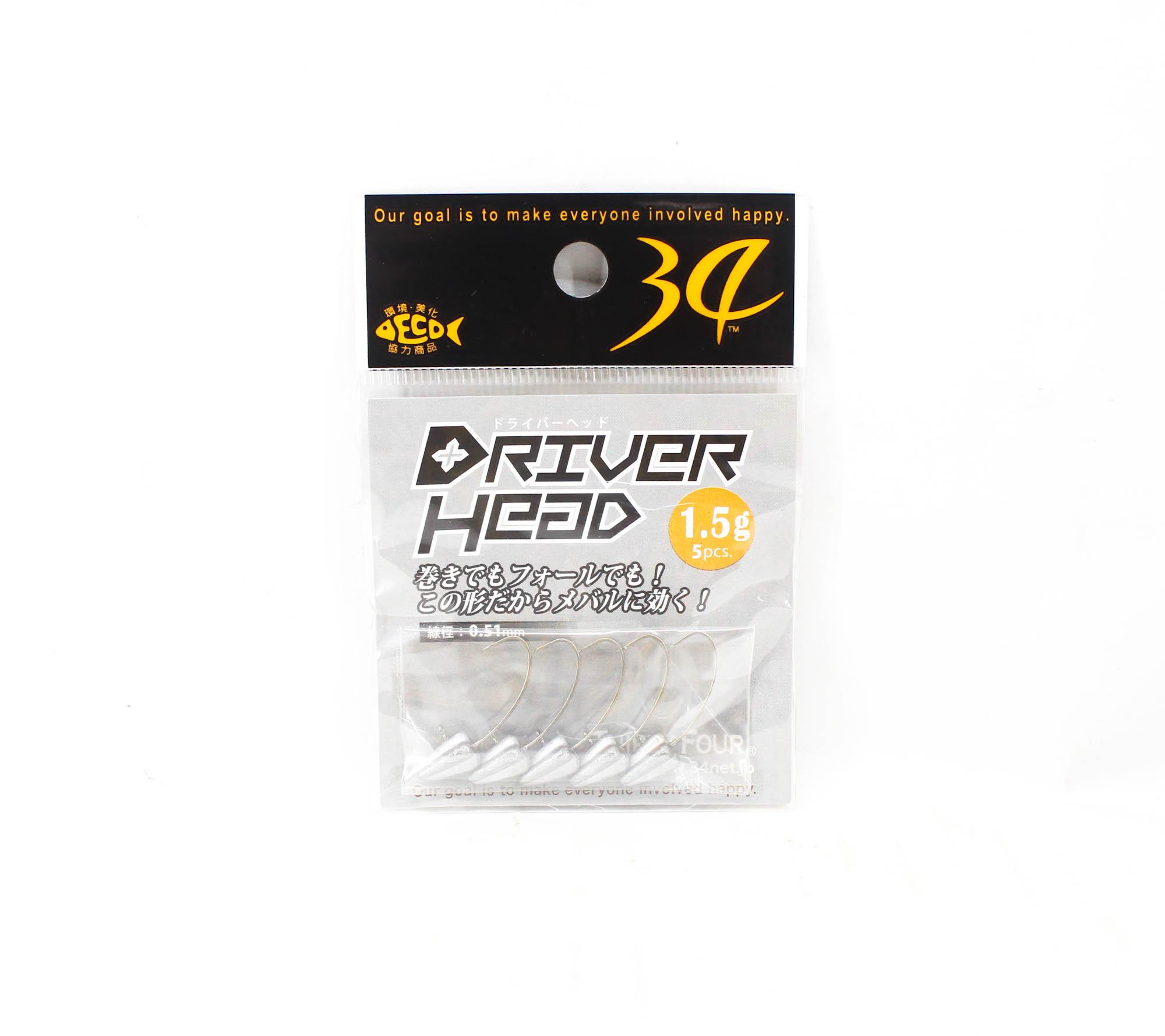

Головка-драйвер Thirty Four Jig Head 1,5 грамма 5 шт. в упаковке (2524)