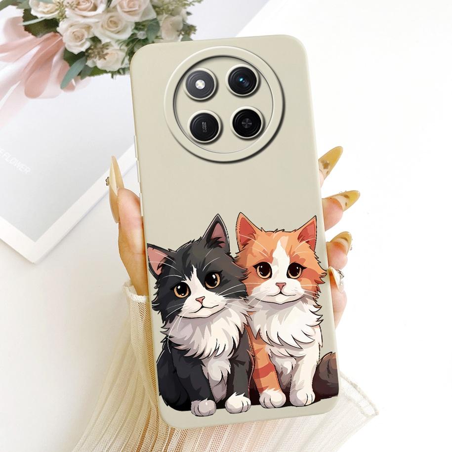 Case For Honor Magic 7 Lite Magic7 Lite 5G Phone Cases Cute Cartoon Painted Matte Silicone Soft Cover For Honor X9c Smart Fundas