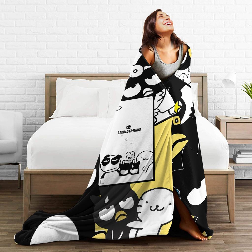 Schlechter Badtz Maru Decke Qualität Super Weich Bettwäsche Überwürfe Frühling Kind Sofa Bett Bequeme Tagesdecke