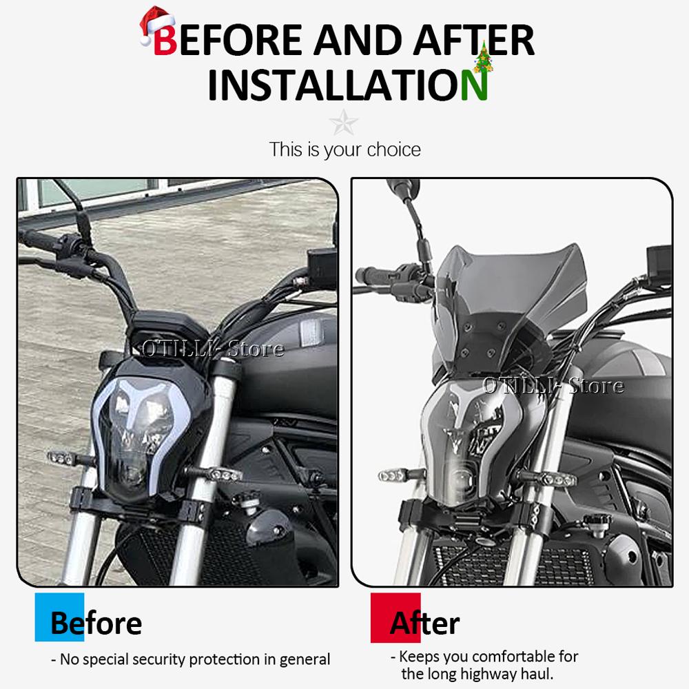 Neues Motorradzubehör Windschutzscheibe Windschutz Windabweiser Für Benelli 502C 502 C 2019 2020 2021 2022 2023 2024