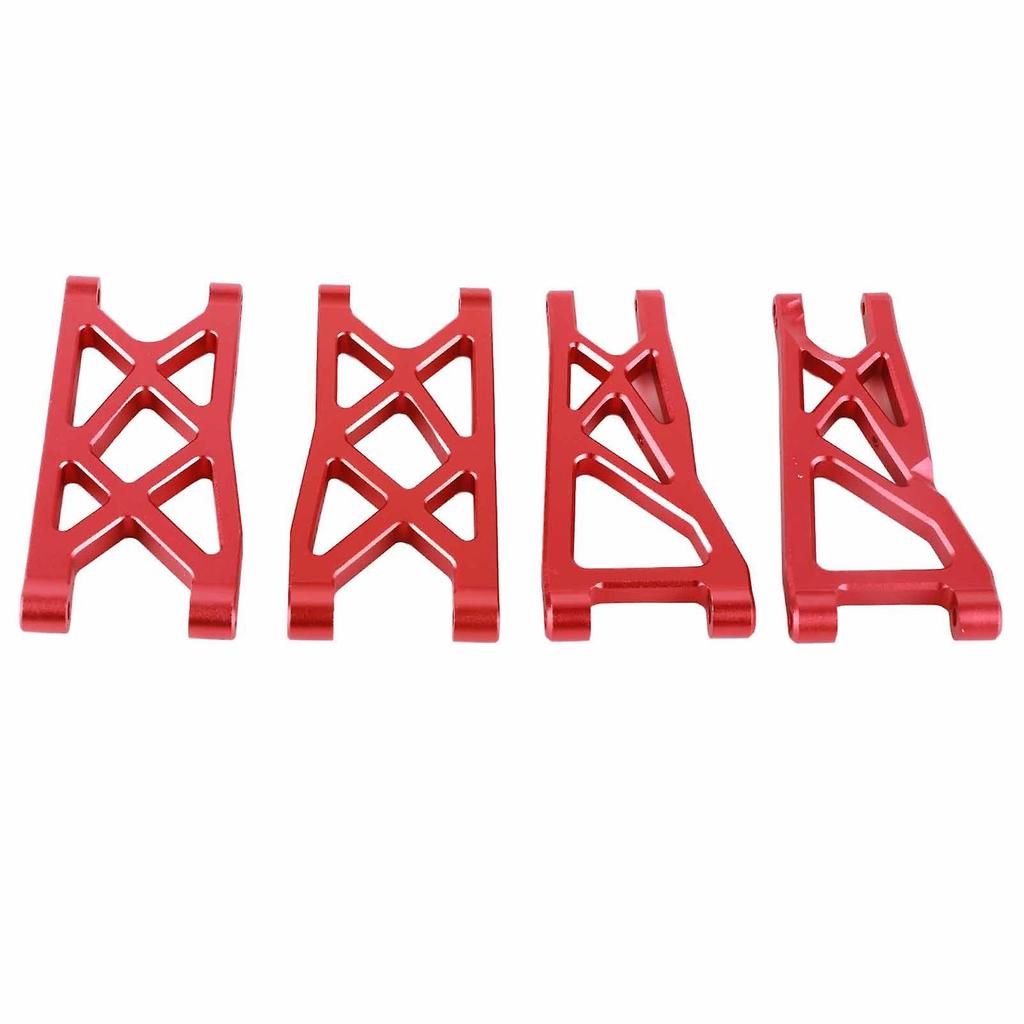 Front and Rear Suspension Arm Aluminum Alloy RC Swing Arms for ARRMA Senton 1/10 RC CarRed