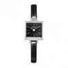 [FOCE LADY] FOCE LADY 19.5mm Women's Square Leather Watch FM1913L-BK