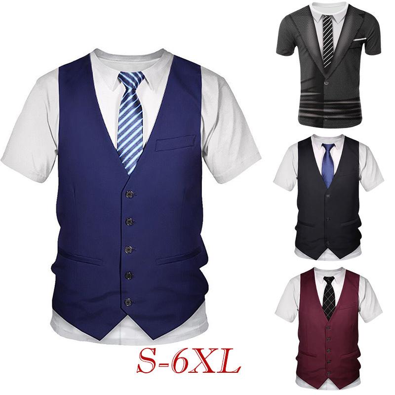 Летняя Мода Забавная Футболка с Принтом Смокинга для Мужчин, Футболки с Коротким Рукавом для Мужчин S бордовый