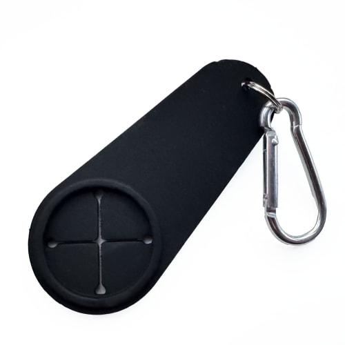 

CITYONGO Silicone Towel Holder with Carabiner, for Outdoors and Travel, Lightweight Design, Black