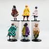 Figura de Anime Figuras de Demon Slayer Kimetsu No Yaiba Muñeco Tanjiro Nezuko Zenitsu Figura Figura de Acción Modelo Juguetes