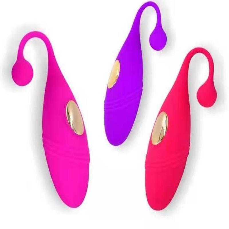 Women's Jumping Egg Vibration Masturbation Device Wireless Remote Control USB Charging Fun Silicone Waterproof Toy Adult Products