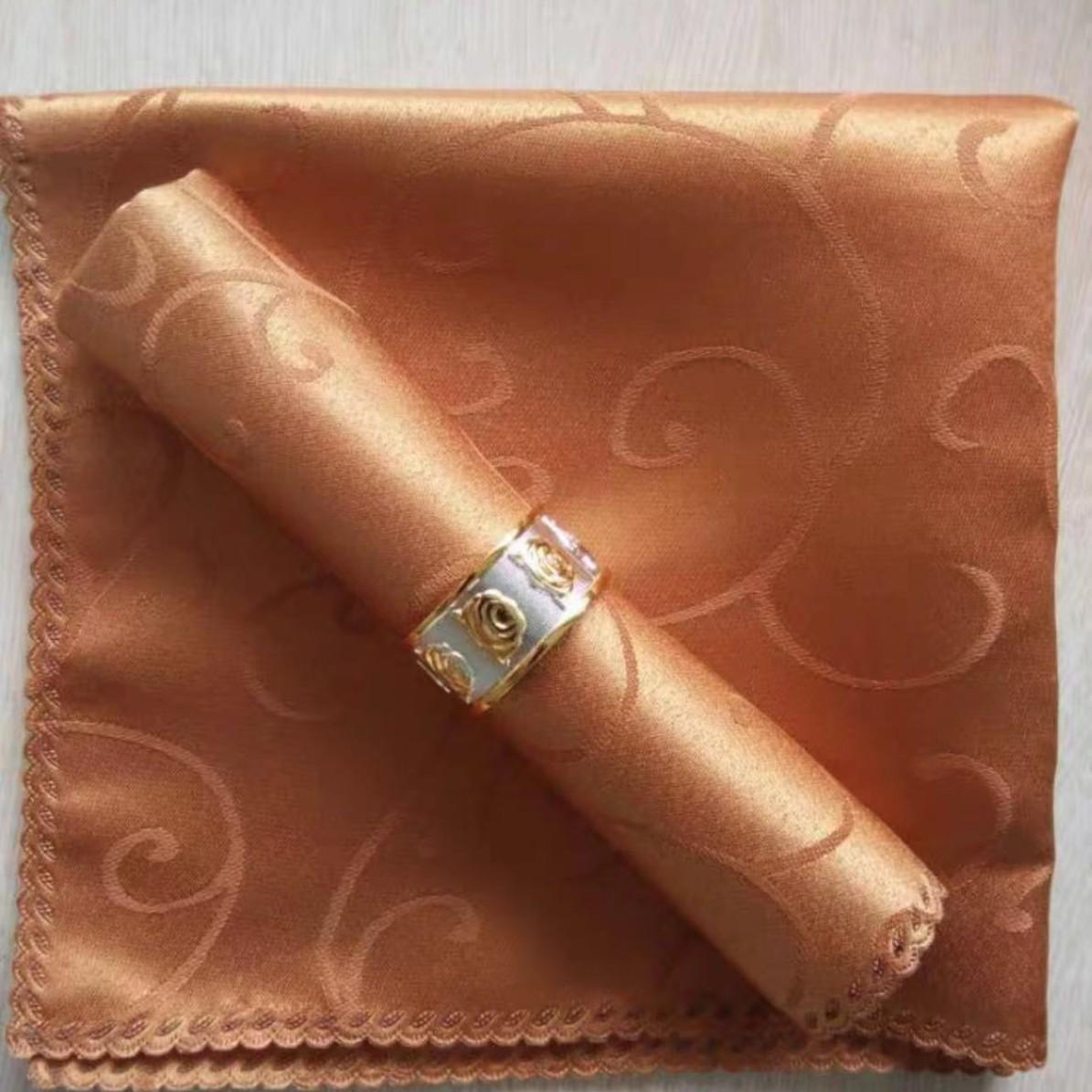 Hotsale Custom Square Table Napkins Cloth Eco-Friendly Hotel Western Restaurant Decoration Durable Napkins Cloth 48*48cm
