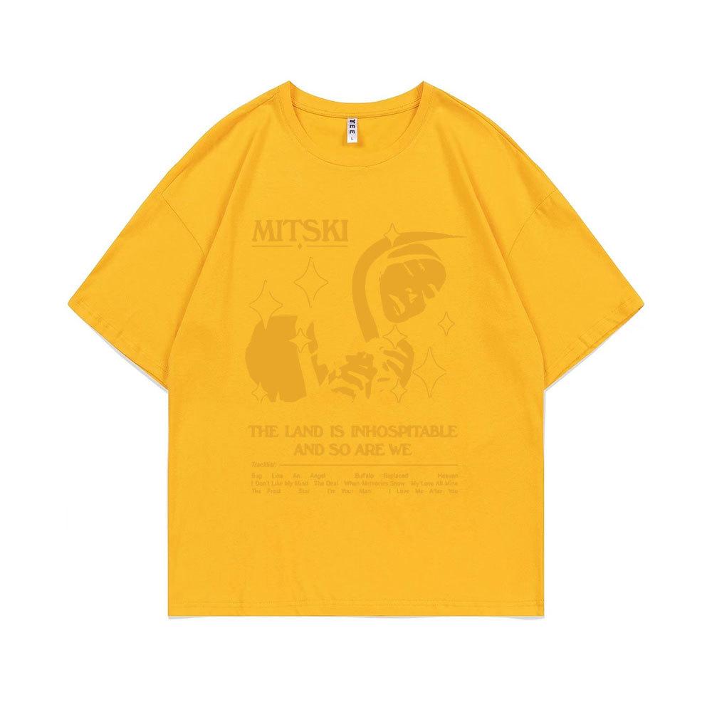 The Land Is Inhospitable Print T-shirt Mitski Album T Shirts