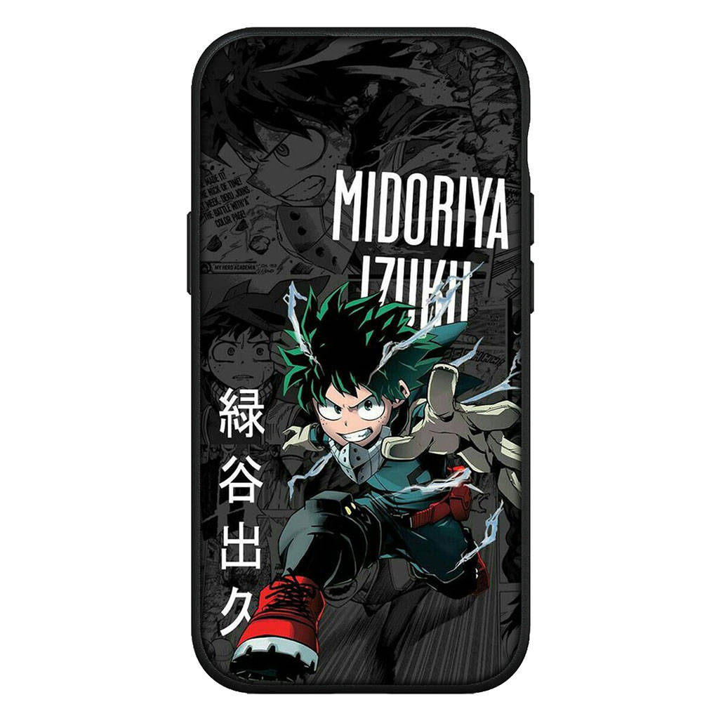

Чехол для iPhone 16 15 Xiaomi Redmi Note 14 13 12 11 Pro Max X 8 9 16e Samsung Galaxy S25 S24 S23 Moto OPPO Huawei My Hero Academia BNHA Phone Case for Samsung Galaxy A13 4G экрю