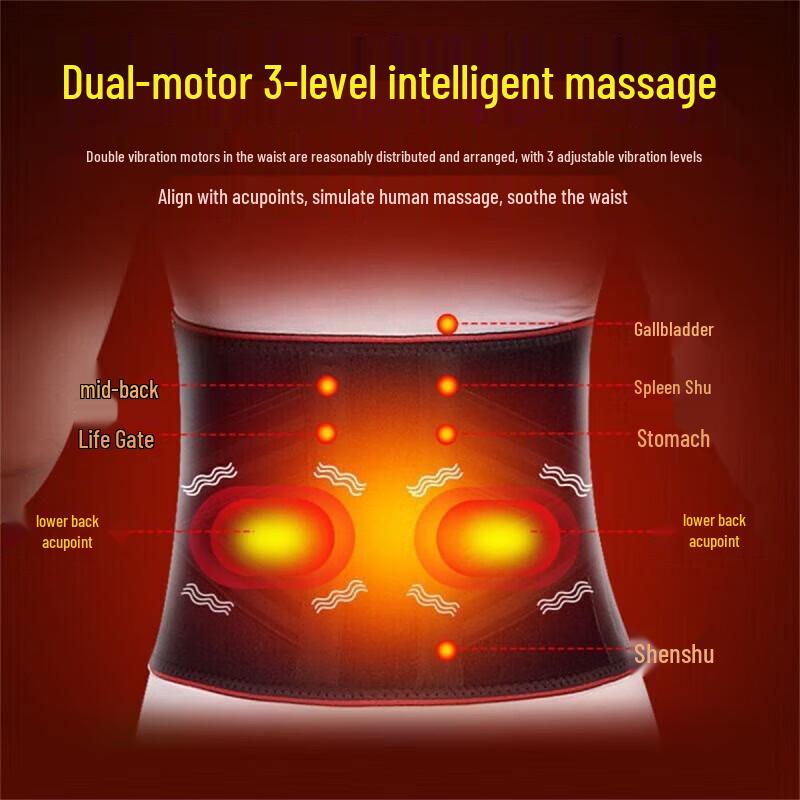 AUX Heated Waist Massager & Belt