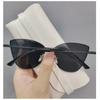 Vintage Cat Eye Frame Sunglasses Women 2025 Luxury Brand Designer Fashion Female Eyewear Retro Trendy Sun Shades for Lady
