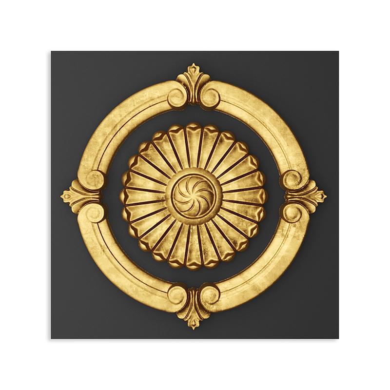 

WCIC новый белый холст сусальное золото серии узор и бабочка украшение дома живопись настенное украшение подвесная картина 30*30cm