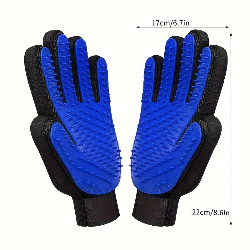 2 Stück Tierpflegehandschuhbürste für Katzen und Hunde - 2-in-1 Haarentfernungshandschuh Massage- und Haarentfernungsfunktionen Haustier Hundeprodukte