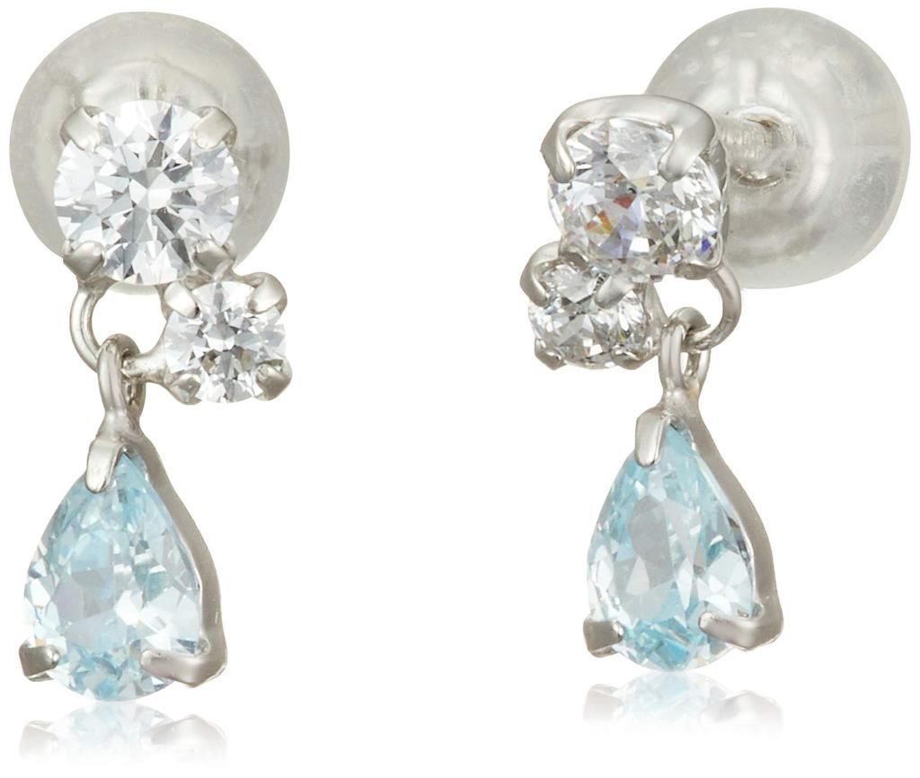 10K White Gold Earrings 151636153201 canal4℃ (Canal 4℃) (WG)