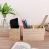 Pen Bracket Container Stationery Organizer Pen Holder 1/2 Grid Organizer Desktop Storage Box