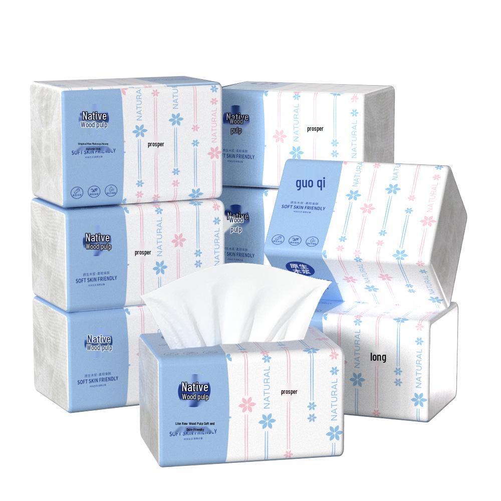 To Moxi Boxed Tissue Paper, 420 Sheets, 5-Ply, Large Pack, Napkin/Toilet Paper Replacement