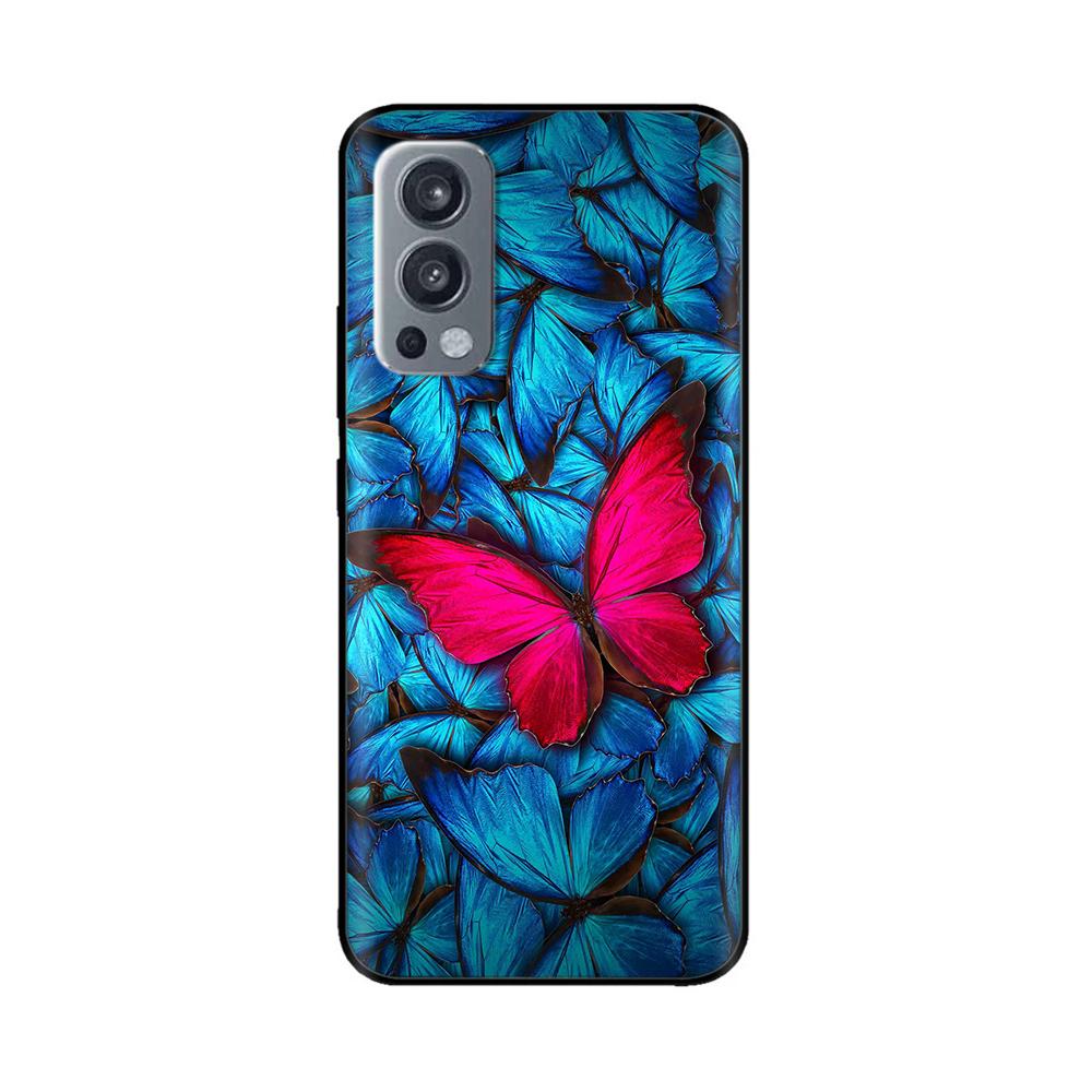 Für OnePlus Nord 2 5G Hülle Nord2 Bumper 6,43 Zoll Weiche TPU Silikon Hülle für One Plus Nord 2 5G Case Cartoon Rückseite Hülle