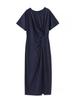 Aura Casual Round Neck Midi Dress – Women's Summer Style