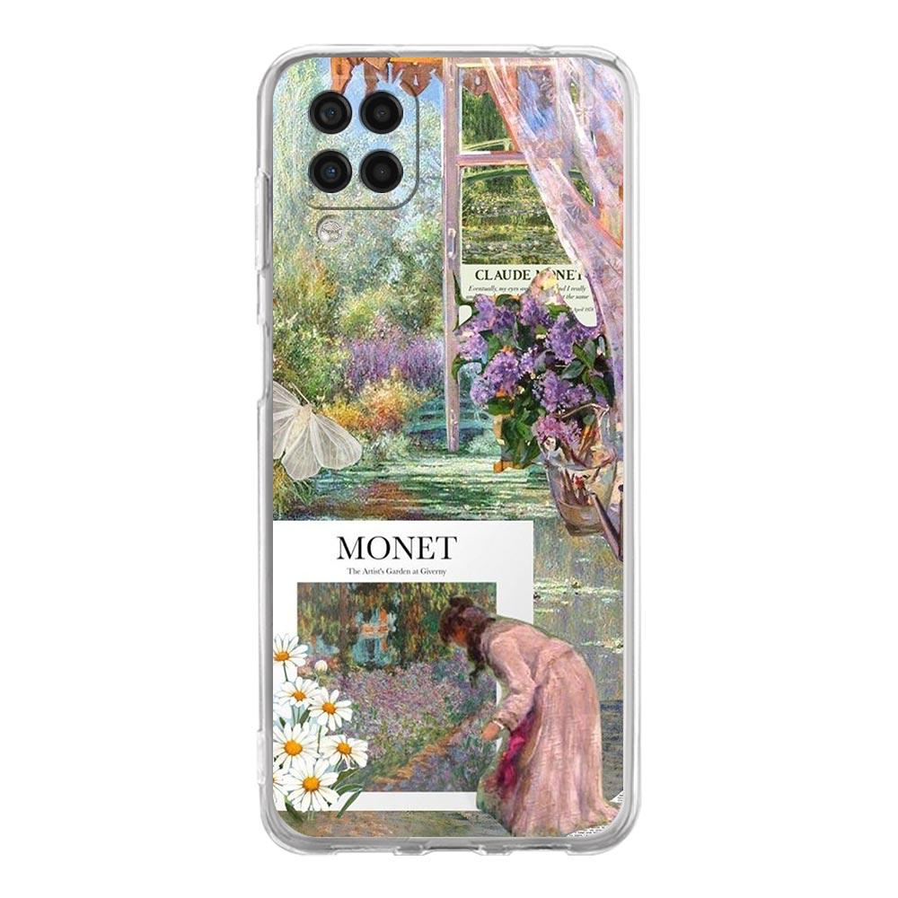 Claude Monet Art Phone Case For Samsung Galaxy A13 A33 A73 A53 A23 A51 A71 A21S A12 A31 A41 A05s A03S A15 A25 A32 5G Clear Cover