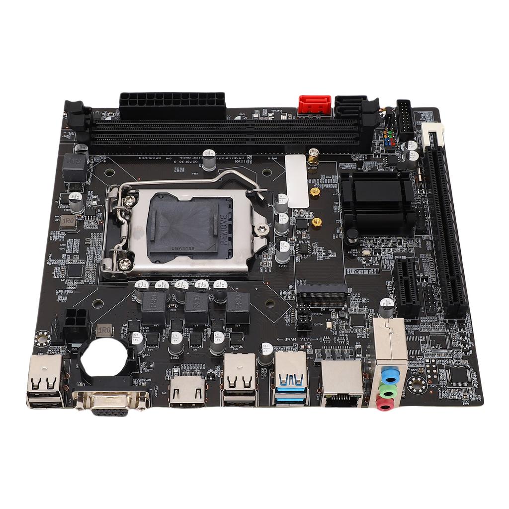 B75 Computer Motherboard for LGA 1155 2x8GB DDR3 Memory Gaming Motherboard M.2 Nvme NGFF ATA3.0 PCI E for Core I3 I5 I7