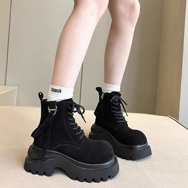 Martin Boots Children's Single Boots 2025 Autumn and Winter New Thick-soled Super Foreign Style Small Short Boots Tooling Locomotive Boots