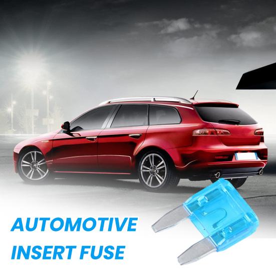 25 stk 10 Amp mini bilsikkerhetsledning Plug Play Utskifting av biler sikkerhetskabel kjøretøy Enkel inspeksjon sikkerhetskabelterminaler