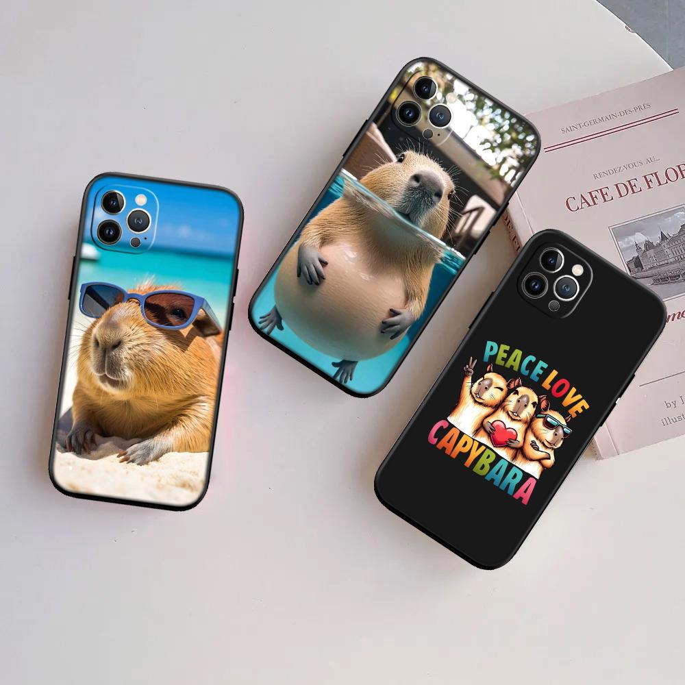Cartoon  Capybara Cute New High-End Shell Phone Case for Xiaomi Poco C40 C50 C51 C55 C65 C71 C75 F2 F3 F5 F6 F7 M2 M3 Pro Ultra