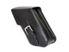 LONGRIDE Single Side Swingarm Bag for Harley Dyna CUS283 (Black Leather)