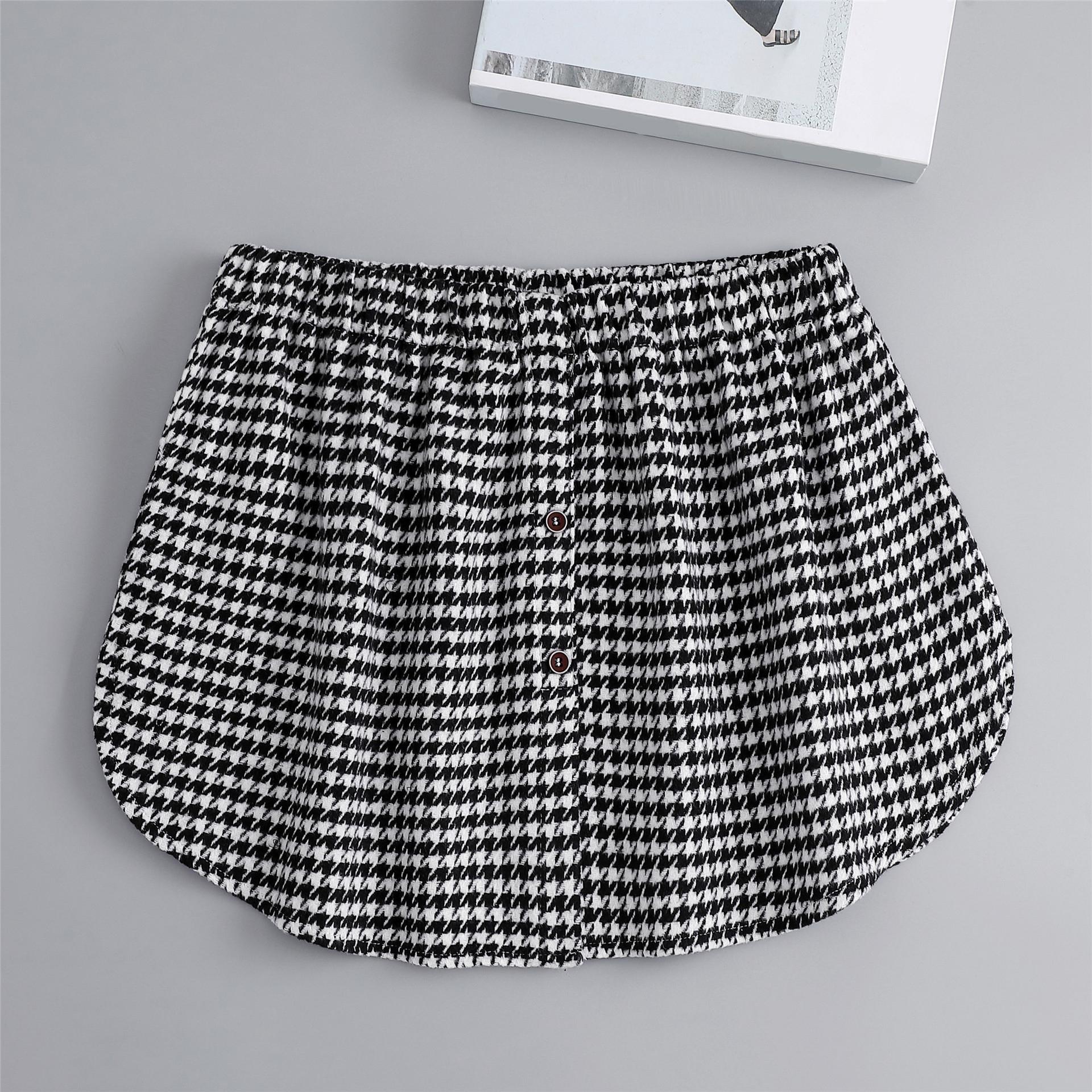 

Модные мини-юбки, удлинители рубашек, поддельные юбки для женщин, поддельный подол свитера с эластичной резинкой на талии, подол мини-юбки One Size