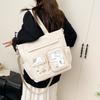 Borsa a tracolla da studente per campus, grande capacità, borsa a spalla da donna, borsa a mano