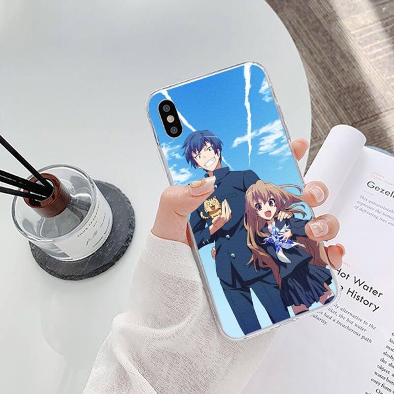Pouzdro na telefon Drak a tygr pro iPhone 14 13 12 11 XS X 8 7 6 Plus Mini Pro Max SE 2022 Měkký průhledný kryt na telefon