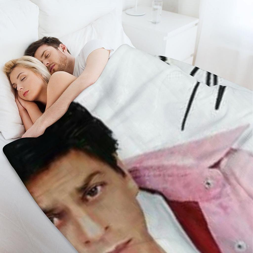 shahrukh khan Throw Blanket Soft Plush Plaid For Baby manga Bed Fashionable Blankets