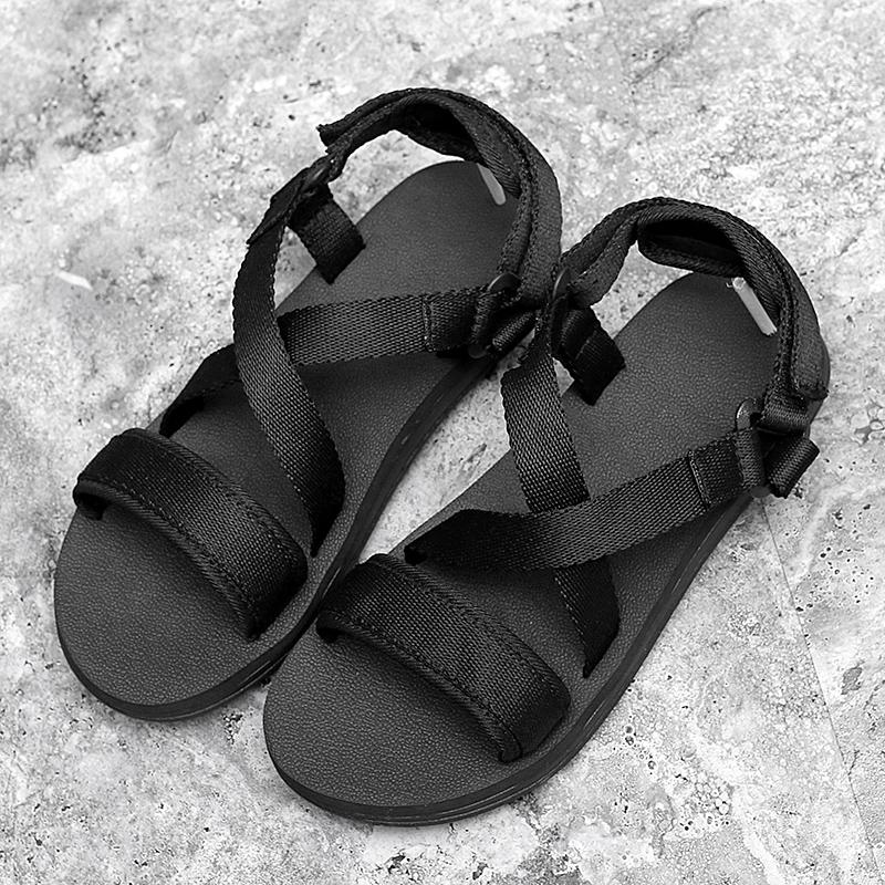 Summer Sandals Beach Shoes for Men Big Size 47 Lightweight Men's Causal Shoes Outdoor Holidays Hook Look Slippers Fashion Slides