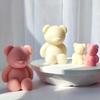 Cute Bear Silicone Mold Mini Bear Mold for Candle Making DIY Candle Mold Aromatherapy Plaster Mold Soap Mold