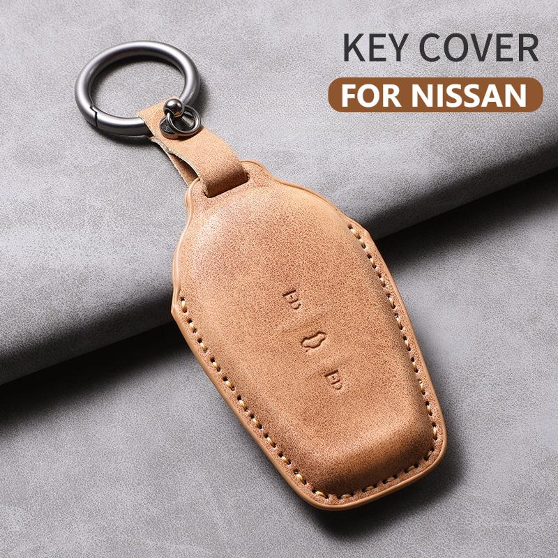 For Nissan N7 N7 Pro N7Max Leather Car Remote Key Case Cover Car Key Shell Anti-Scratch Protector Decorative Accessories