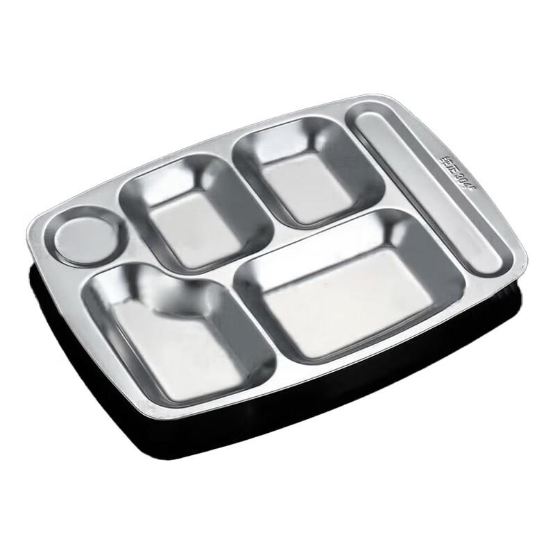 Haiyou 304 Stainless Steel Divided Meal Tray