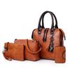 2025 Cross-Border E-commerce Fashion: European & American Retro Women's Crossbody & Shoulder Bag Set