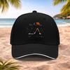Mountain Bike Pattern Baseball Cap Lightweight Adjustable Unisex for Running Fitness Outdoor Activities