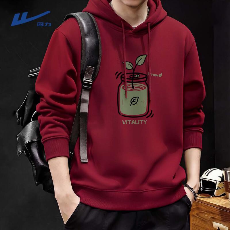 Warrior Men's Casual Hooded Pullover Sweatshirt
