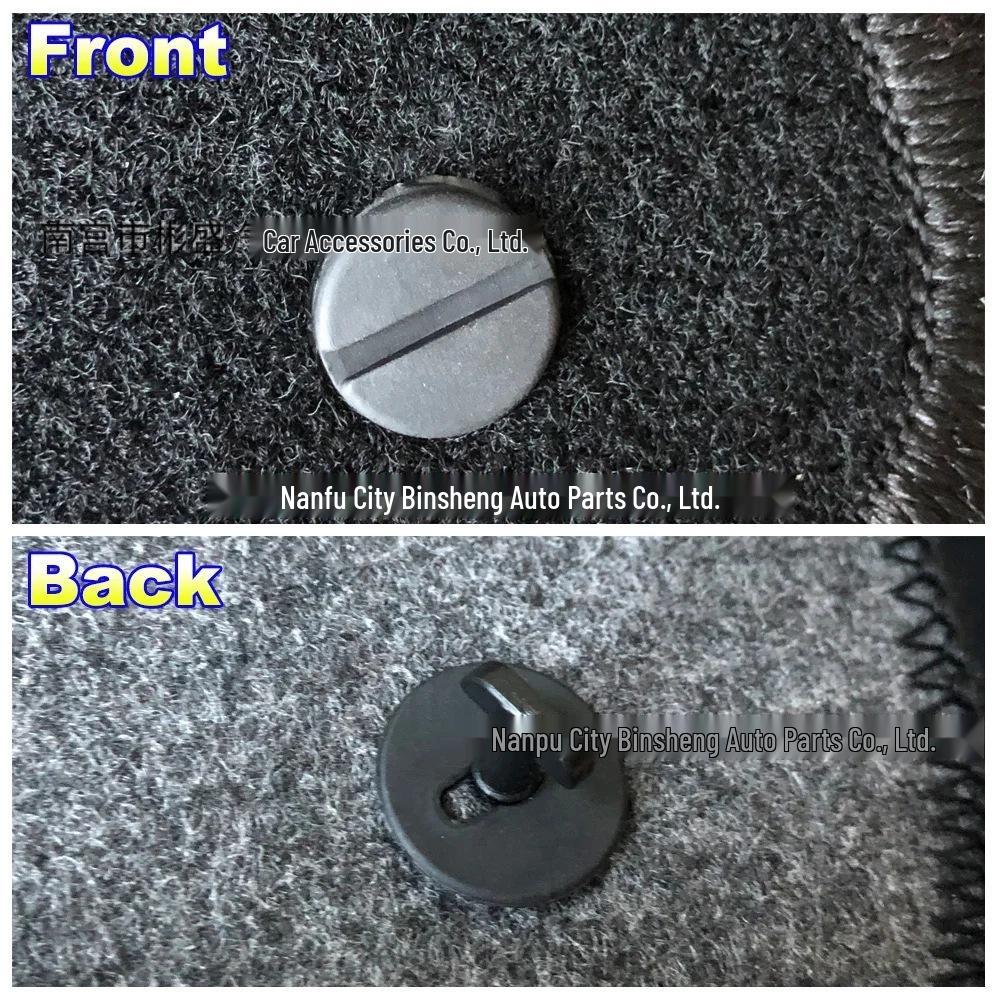 BMW E32/E36/E46 Floor Mat Fixing Clips with Rotating Hooks & Washers (82119410191)