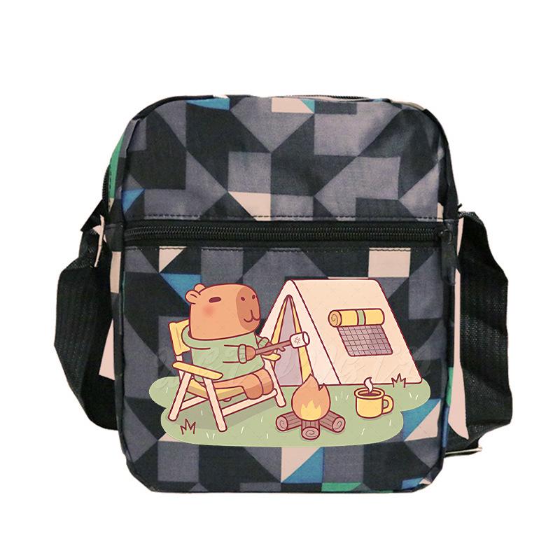 Fashion Versatile Children'S Portable Shoulder Bag Printed Trend Multifunctional Oblique Span Bag