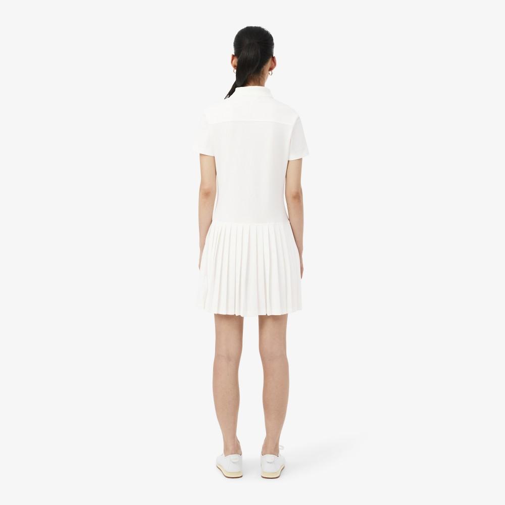 [Lacoste] Women's Mini Piqué Short-Sleeve Polo Dress EF8839-56G70V