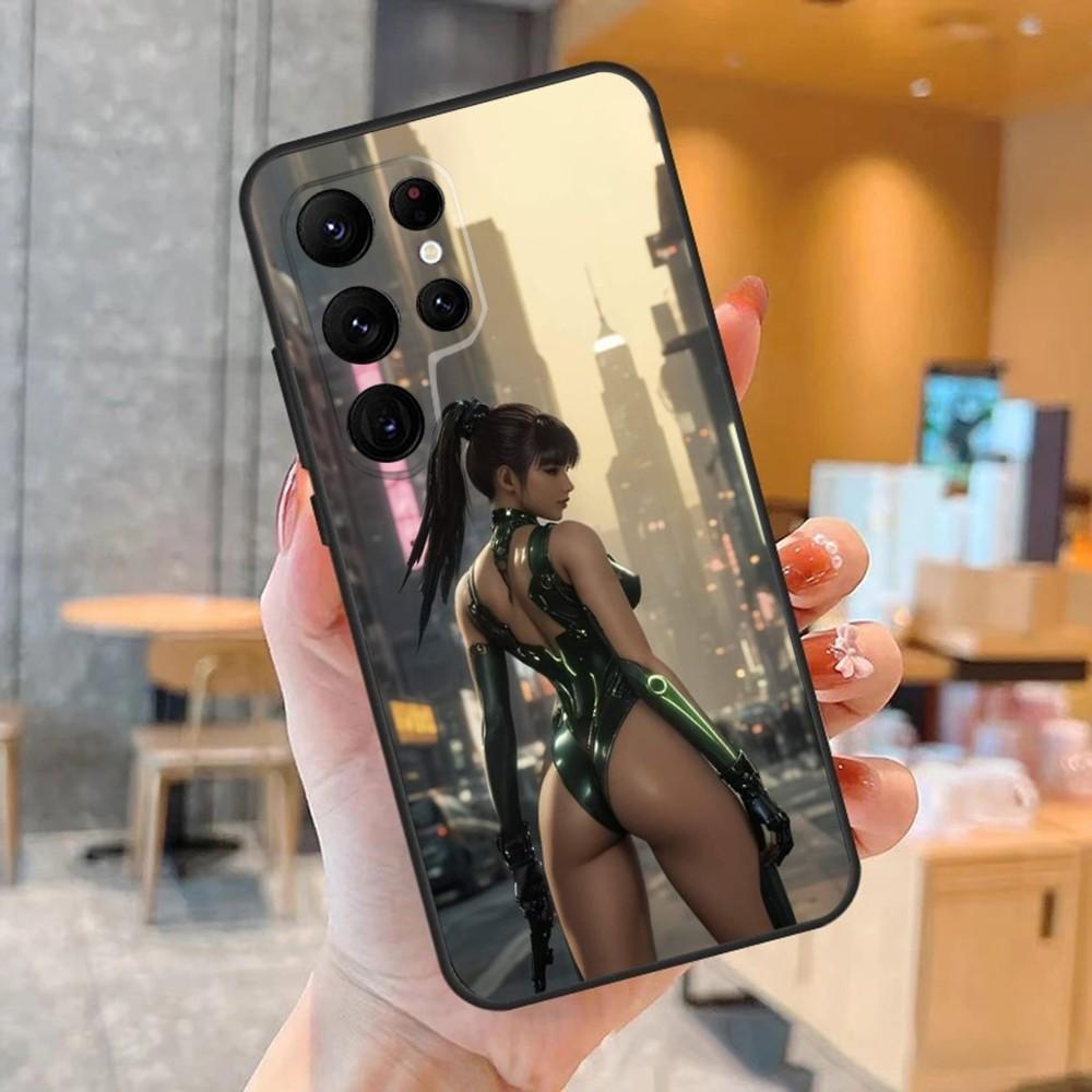 Game Stellar Blade Phone Case For SamsungS24,S23,S22,S21,Ultra Pro S10,S30Plus,S9,20lite Black Cover