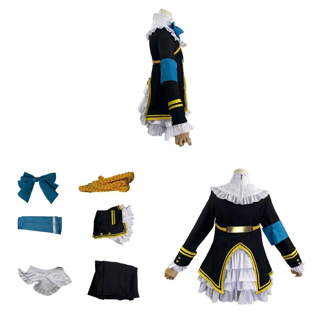 Pretty Derby Cosplay Suit With Blended Linen Fabric For Game Character Dressing