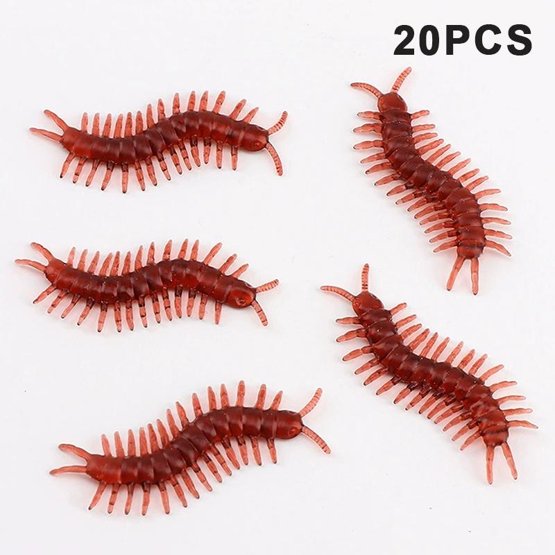 20 Buc Halloween Simulare Insectă Gândac Păianjen Centiped Scorpion Plastic Glumă Insectă Amuzant Halloween Decorațiune Bricolaj