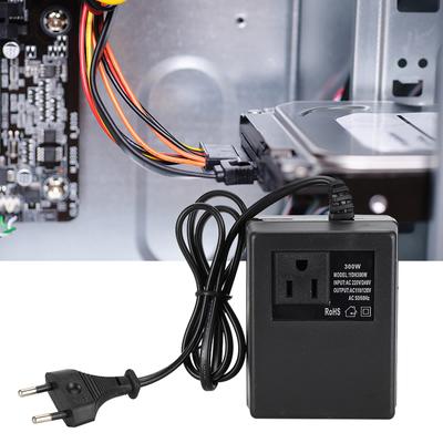 300W Power Transformer Voltage Converter AC 220V To 110V EU Plug Adapter