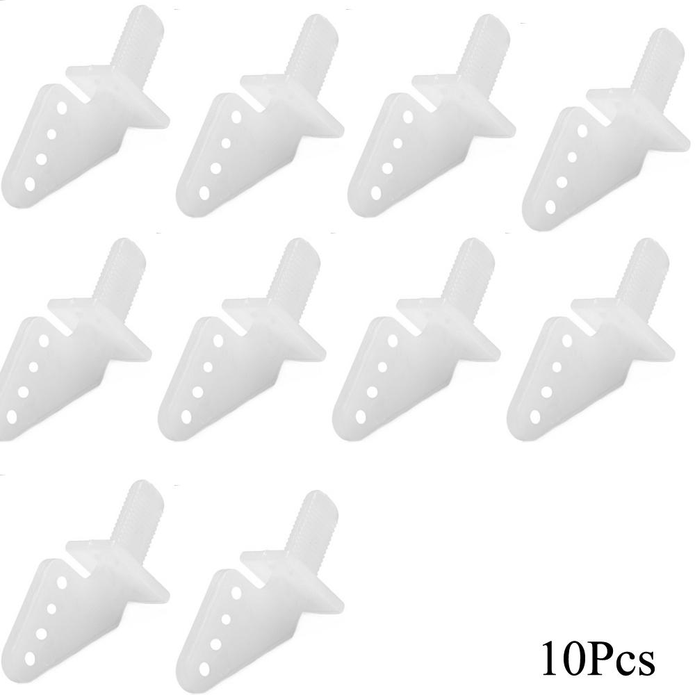 5/10Pcs Hot Four-hole Nylon RC Model Airplane Control Horns KT Rudder Angle Quick Adjustment Rocker