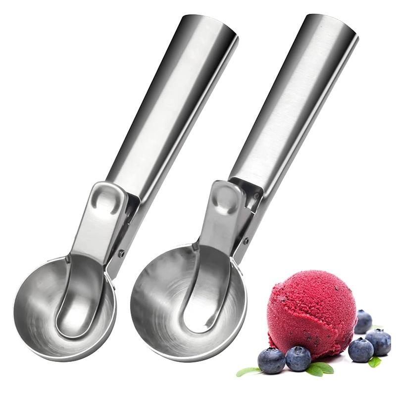 Ice Cream Scoop Stainless Steel Spoon Watermelon Baller Fruit Dessert Ball Maker Kitchen Tools